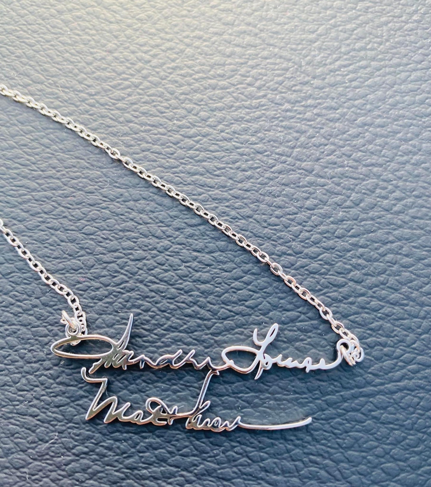 Handwriting Necklaces