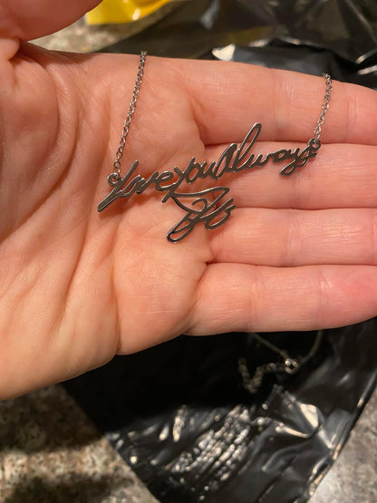 Handwriting Necklaces