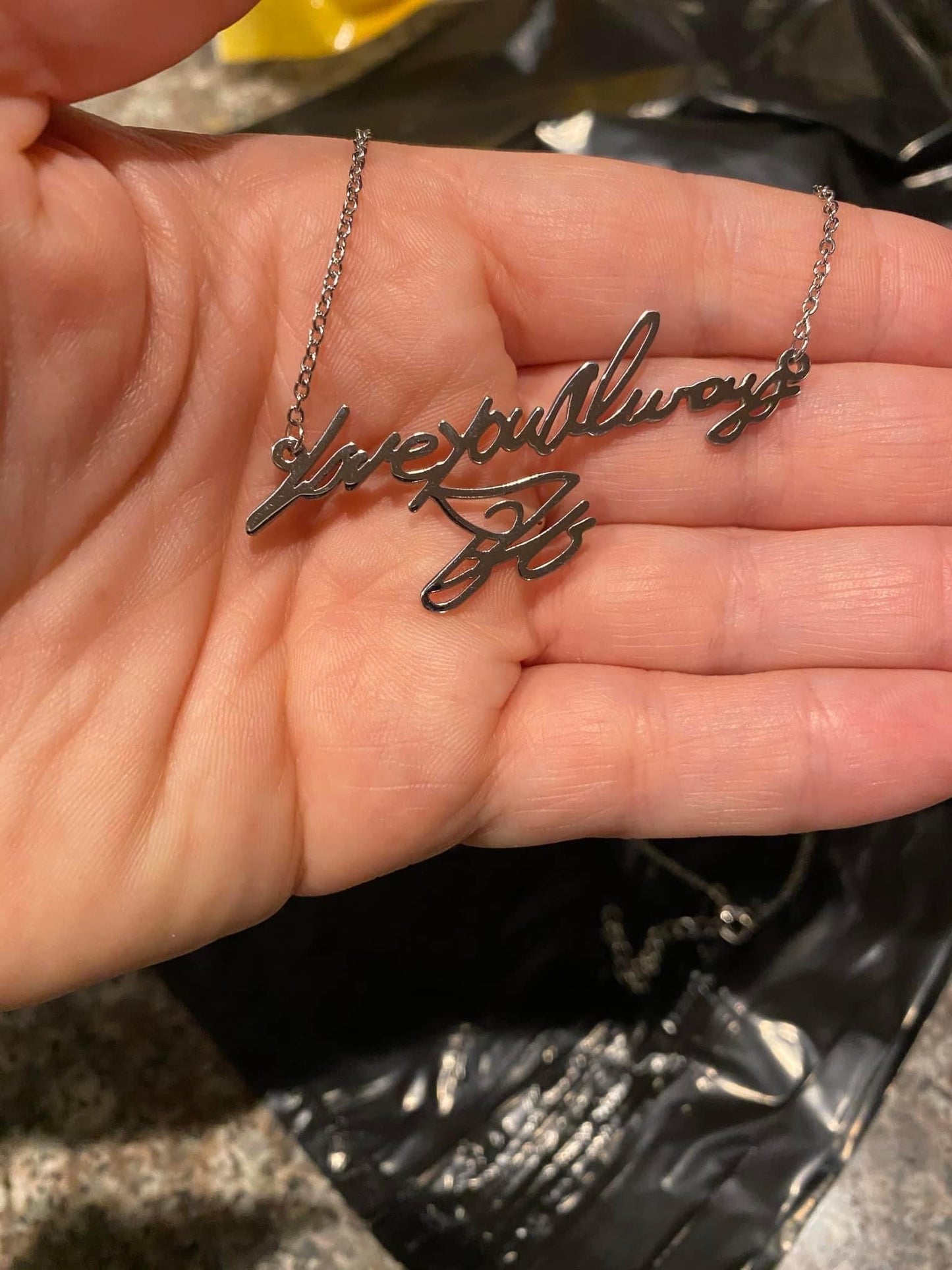 Handwriting/Drawing Necklaces 316